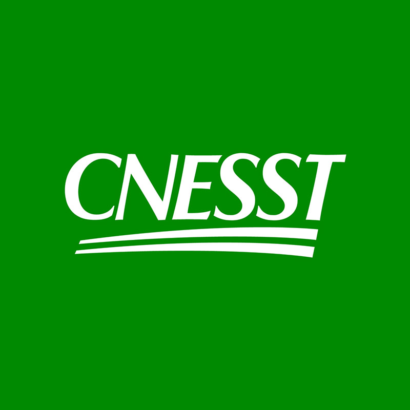 Version carrée du logo CNESST